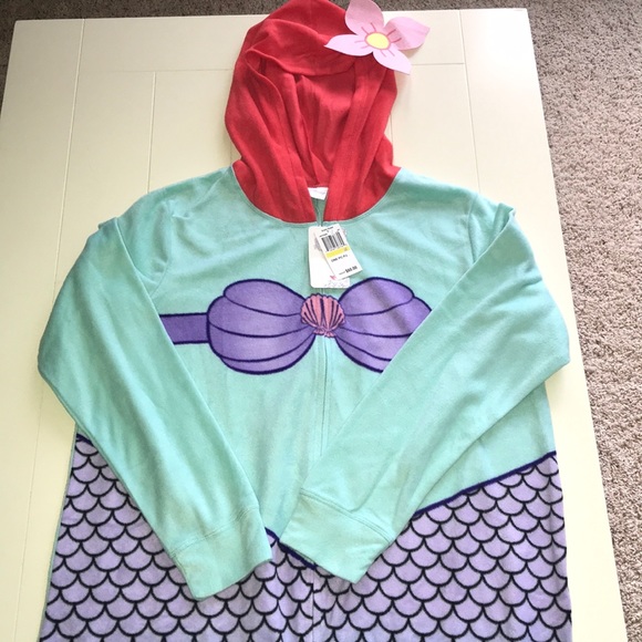 Disney Other - Disney Mermaid one piece pajama size medium. New.